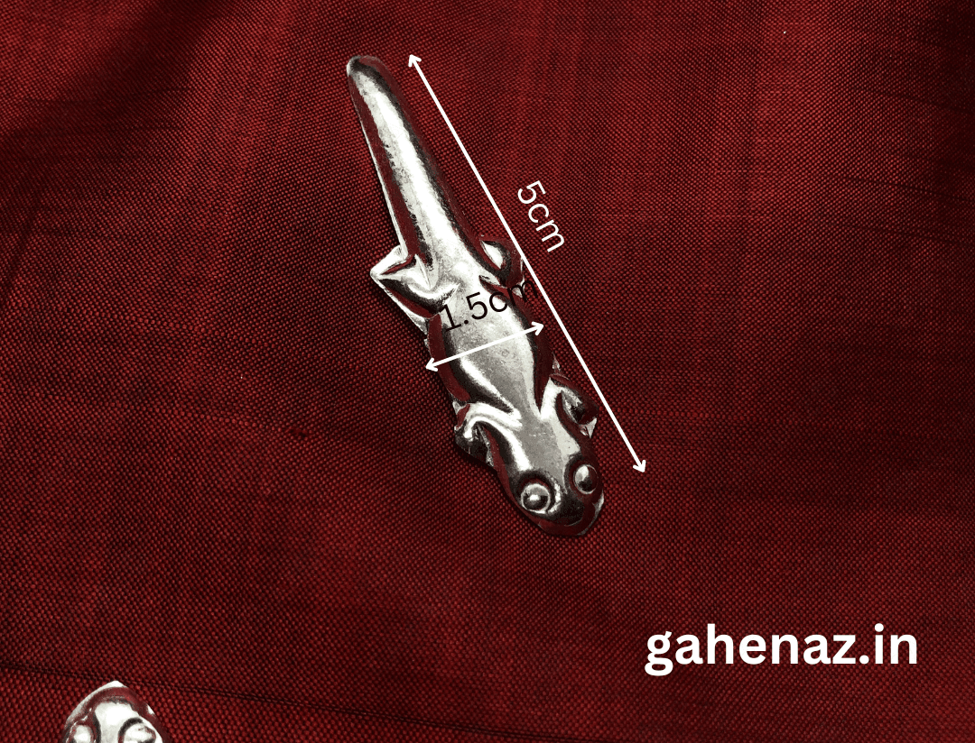 Gahenaz Silver Lizard/Tiktiki/Chipkali statue/replica view 4