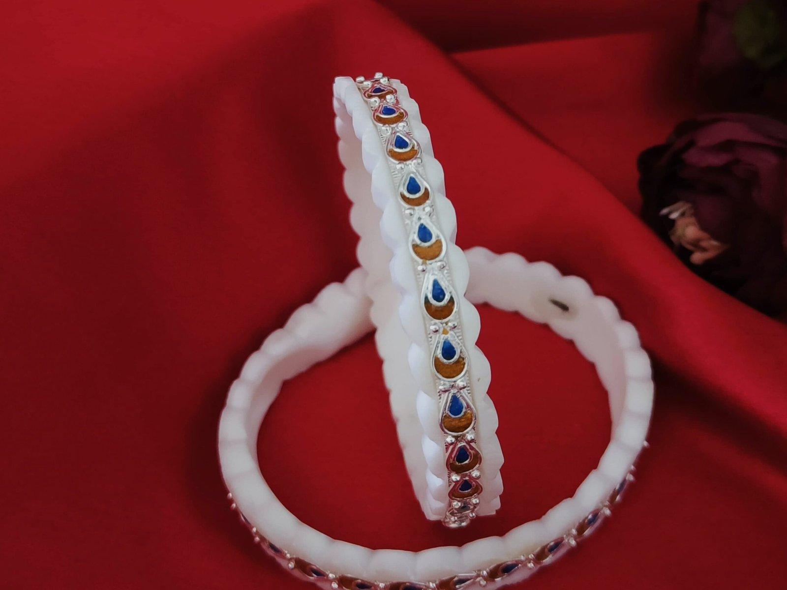 Gahenaz Silver Meena Sakha Size 2.3