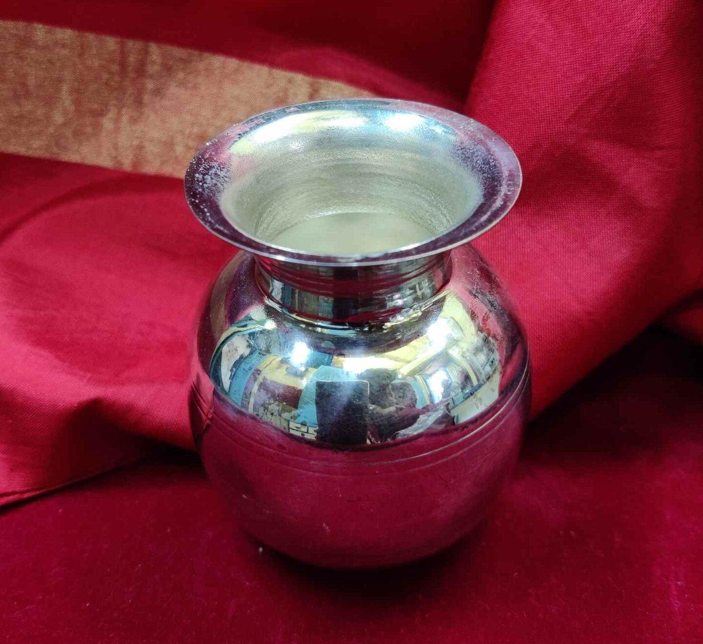 Gahenaz Silver Round Ghot / Gol Ghot / Kalash / Chambu view 1