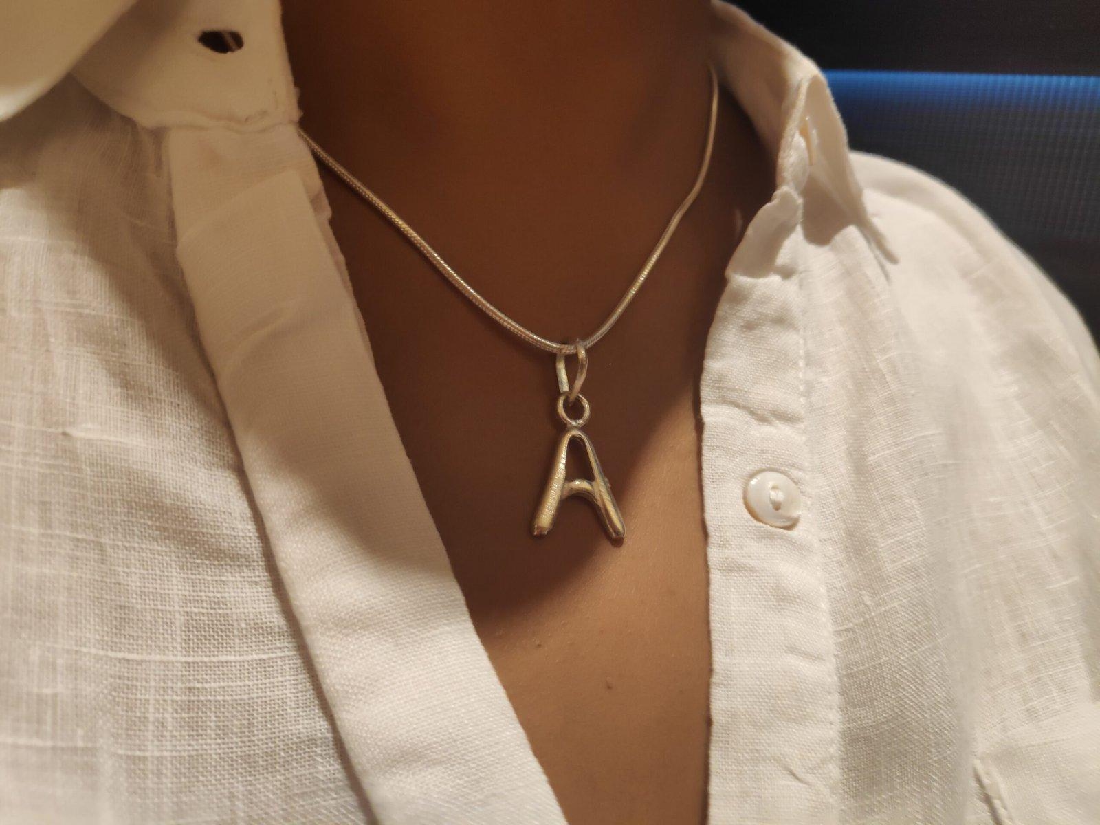 Letter Pendent /Monogram /Initial view 2