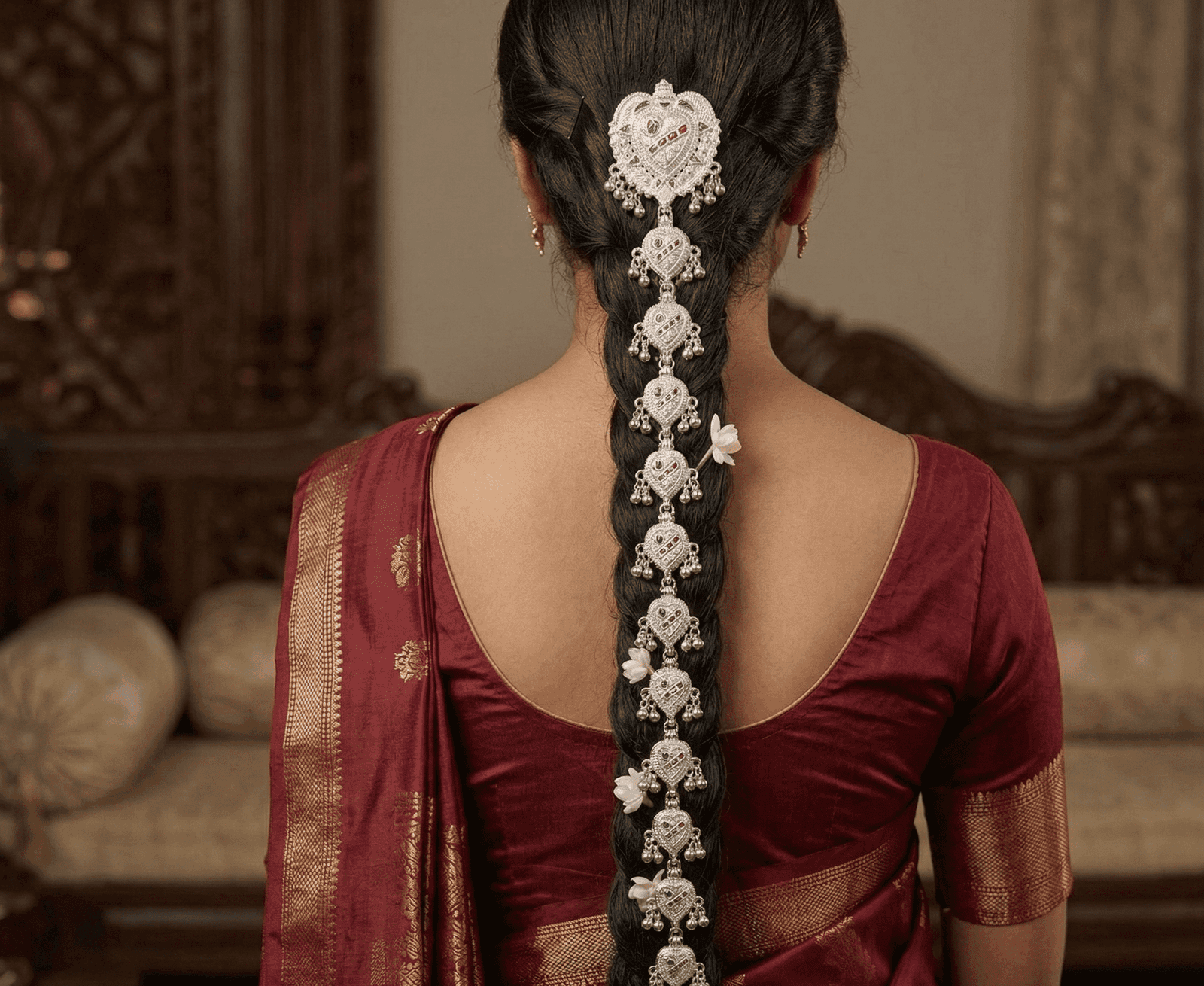 Padmavat Beni /Bridal Choti / Braid Jewellery view 1