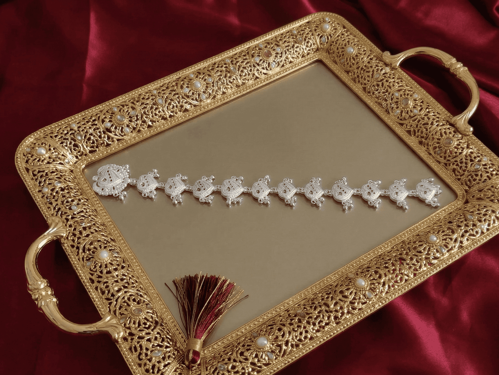 Padmavat Beni /Bridal Choti / Braid Jewellery view 4