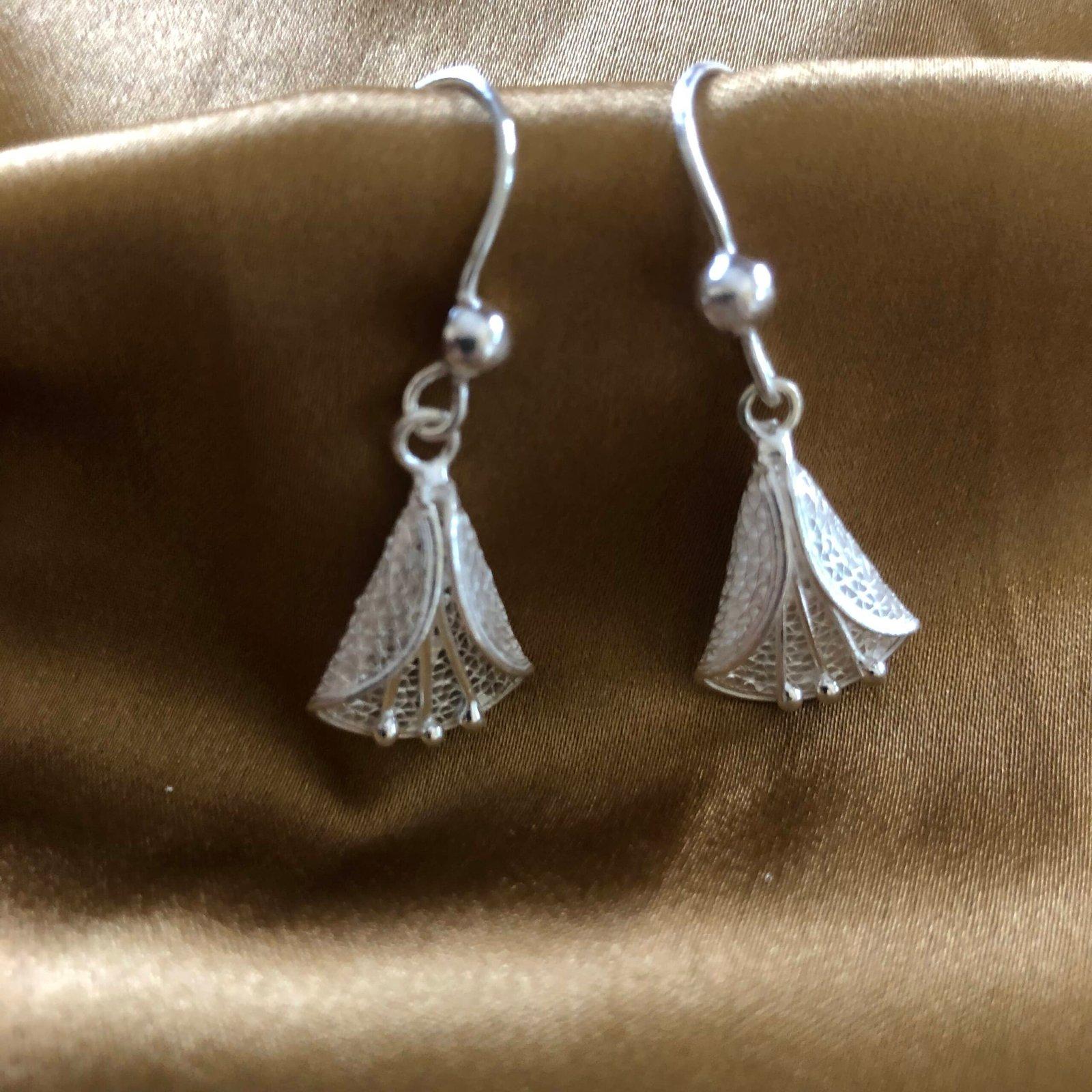 Pansy Dangle Earring view 2