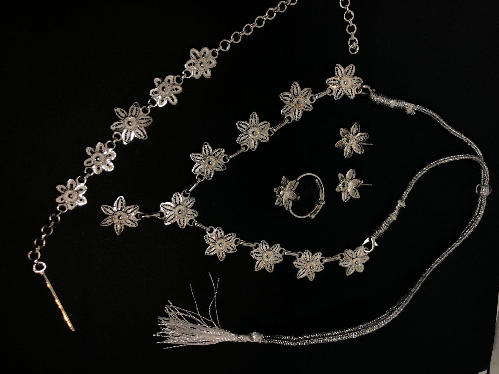 Parineeta Filigree Jewellery Set view 1