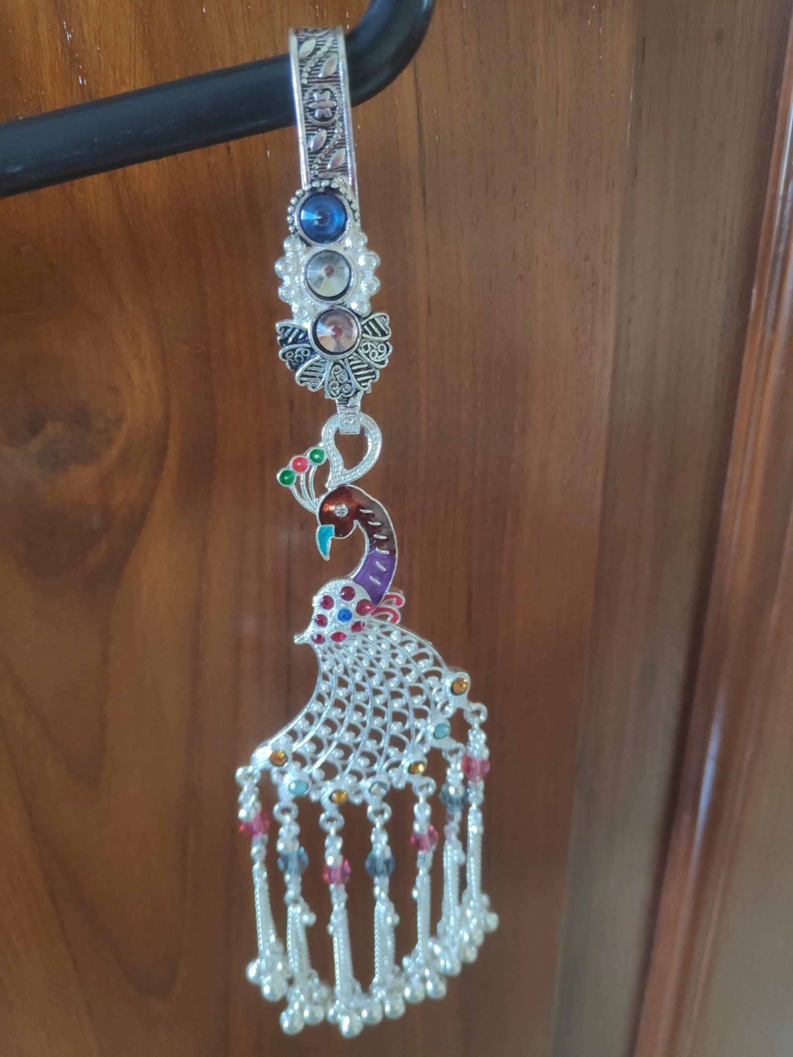Peacock Keychain view 2