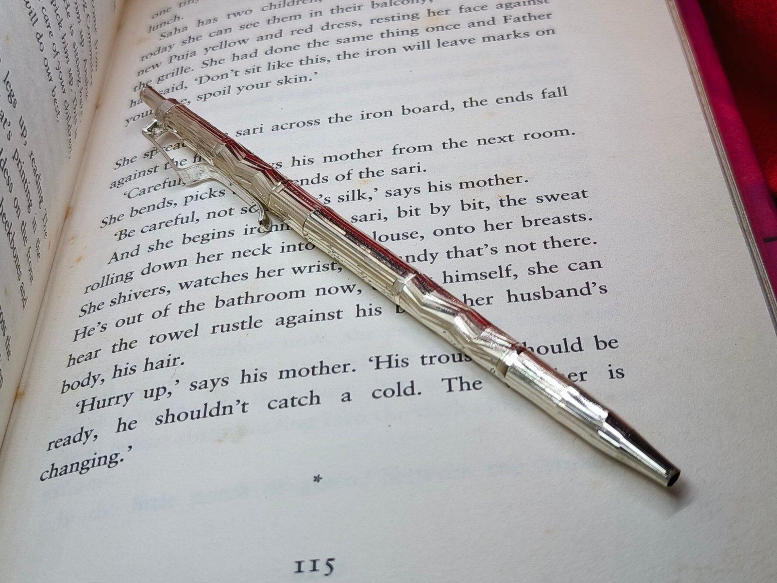 Pure Silver Push Pen view 4