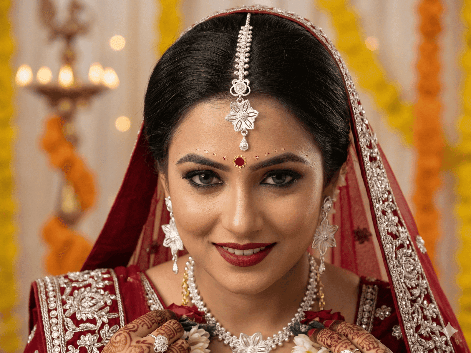 Pushya Maang tika/Tikli view 4