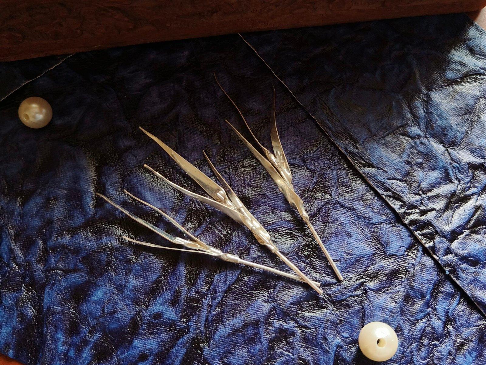 Silver Durva grass for Puja and Abhishek view 4