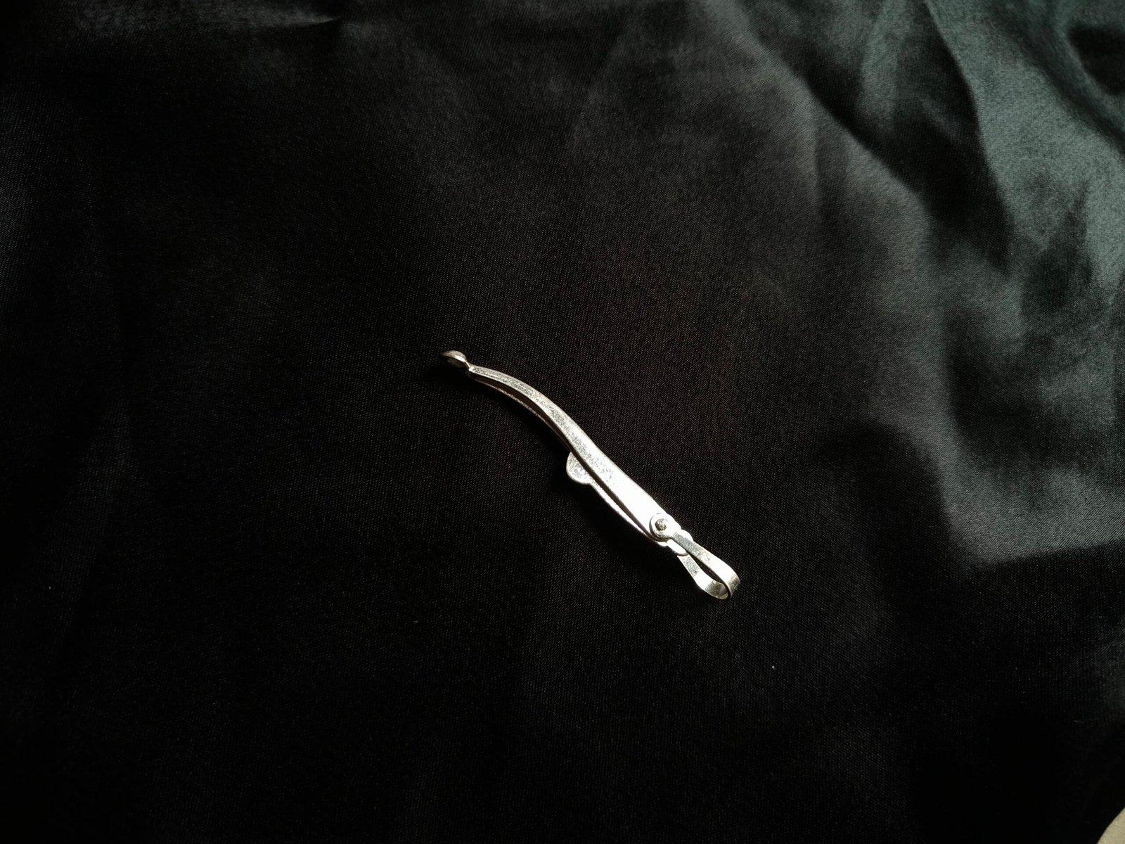 Silver Folding Toothpick and Ear Cleaner Set view 2