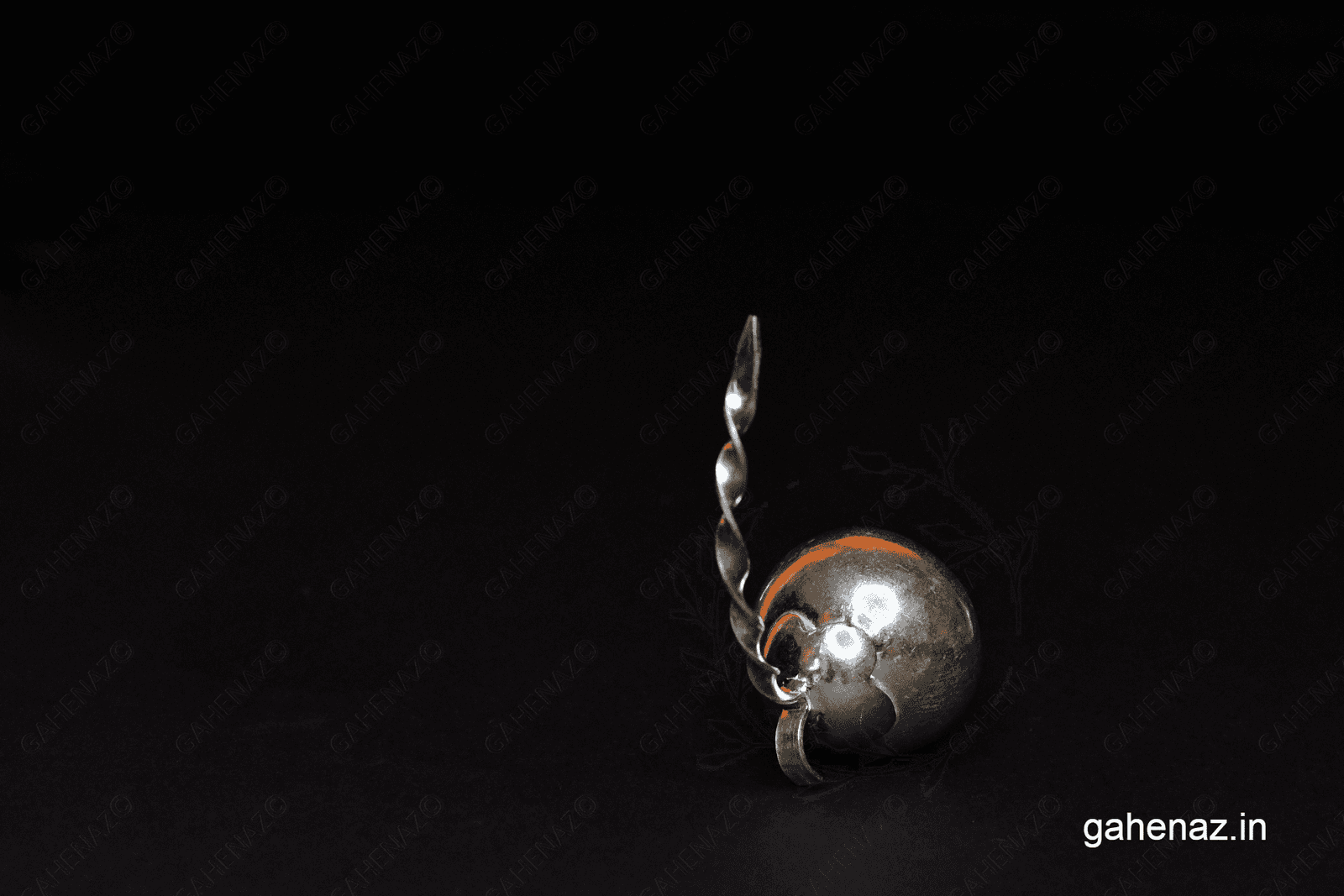 Silver Green Coconut with stem/ Sish Daab view 3