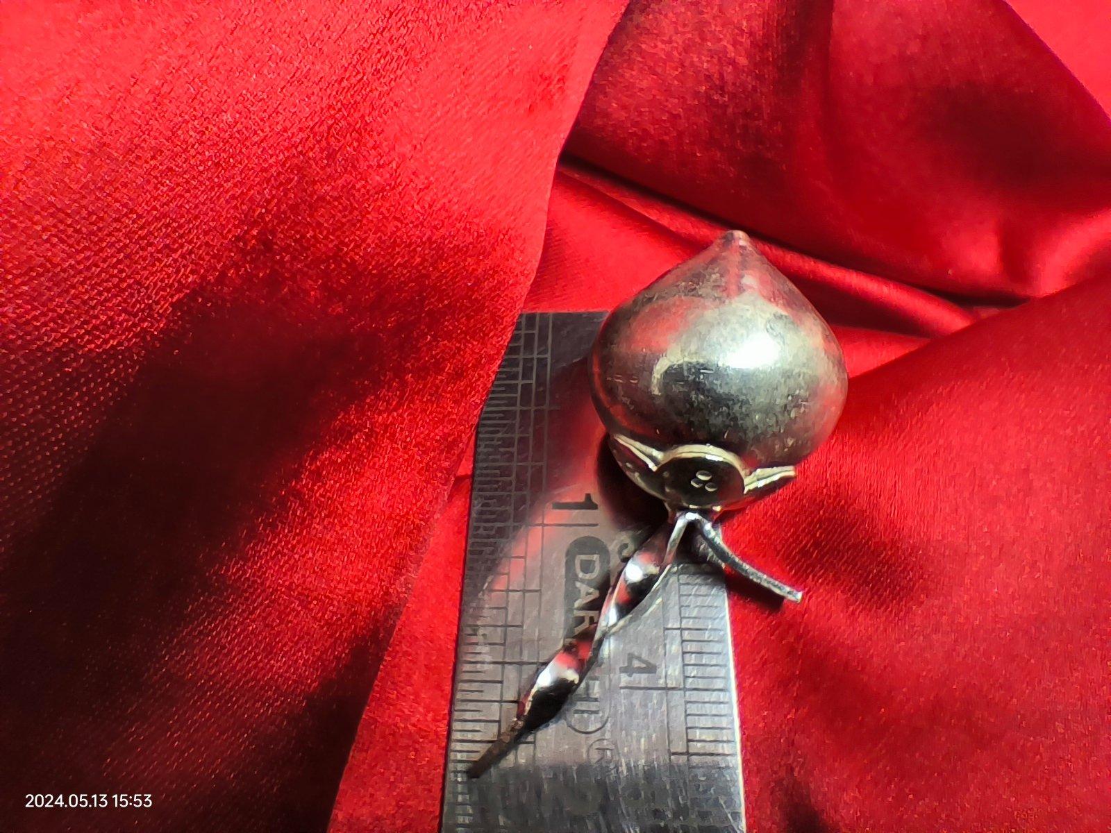 Silver Green Coconut with stem/ Sish Daab view 8