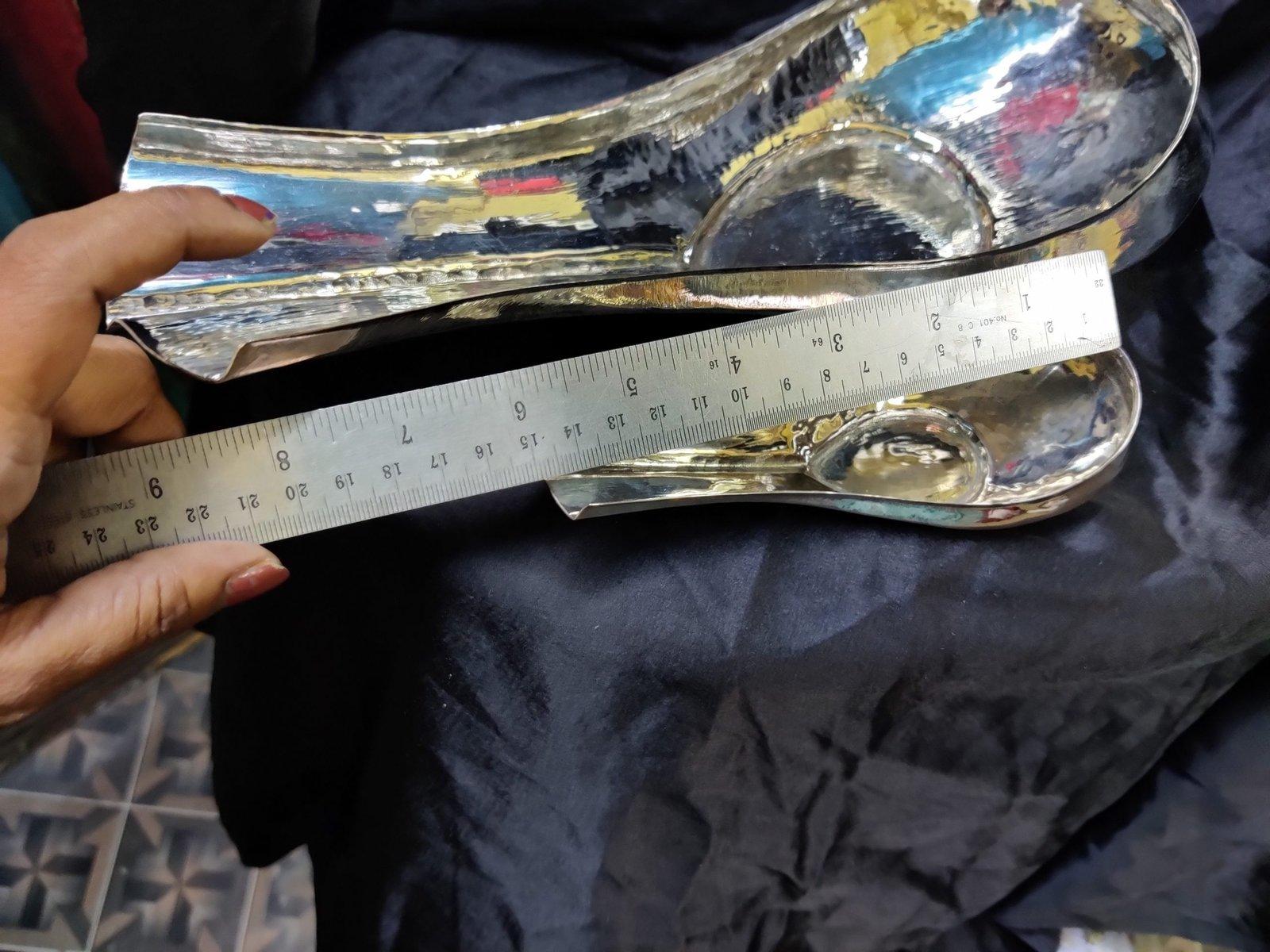 Silver Kosha Kushi(Double spoon set) view 5