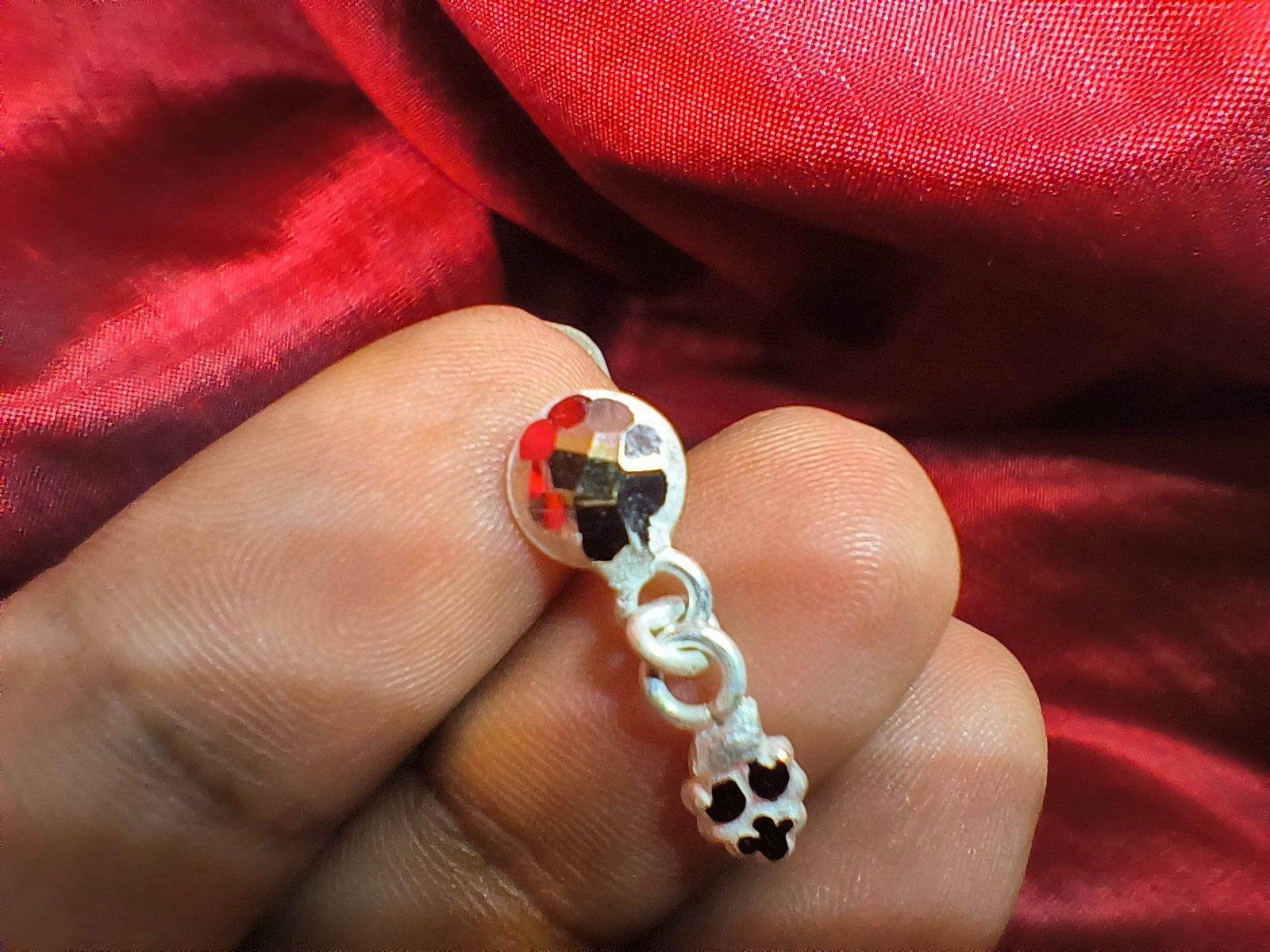 Small Earrings with hanging for Idol view 2