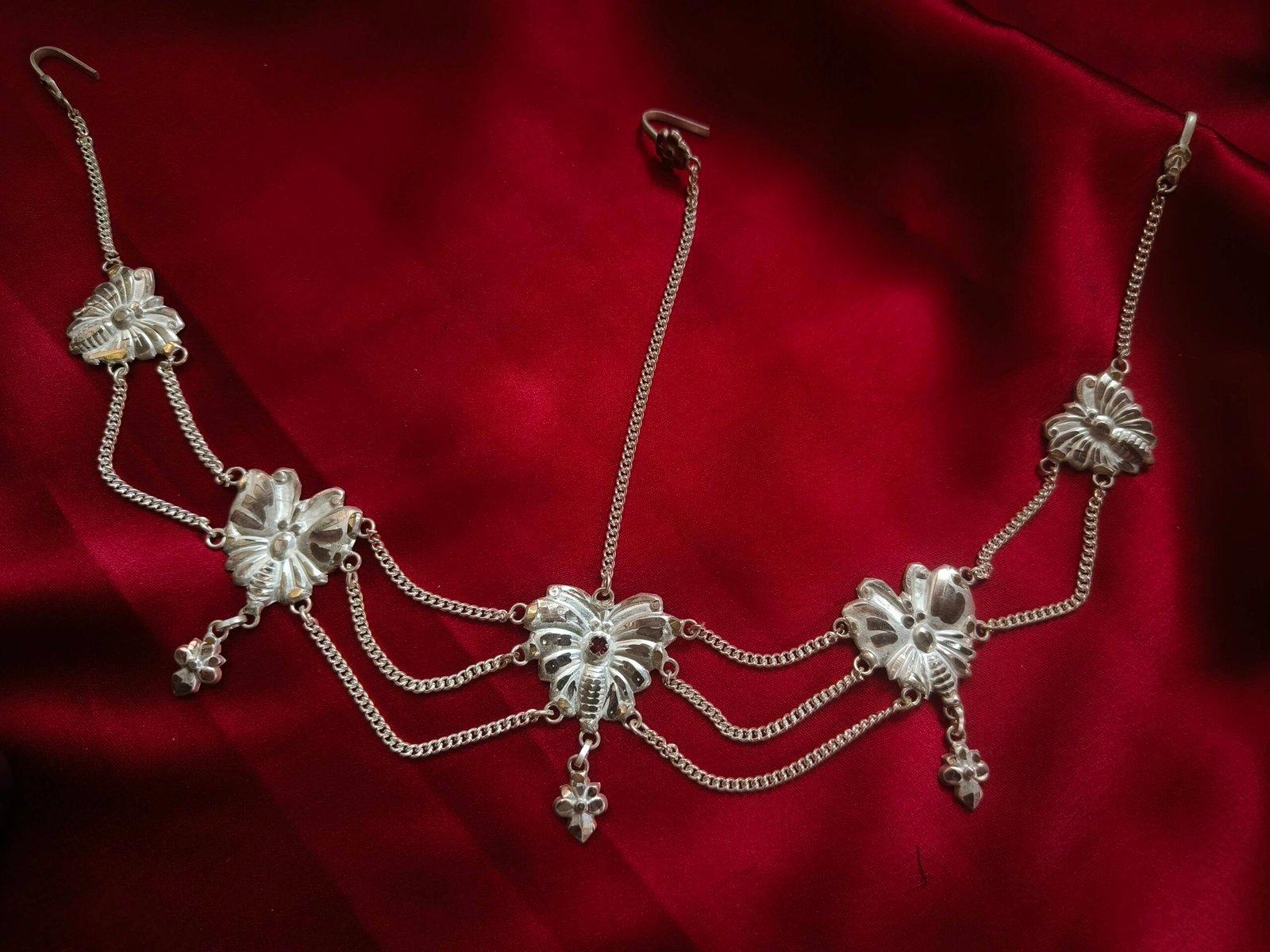 Traditional Butterfly Matha Patti/Maang Tikka/Tiara view 4