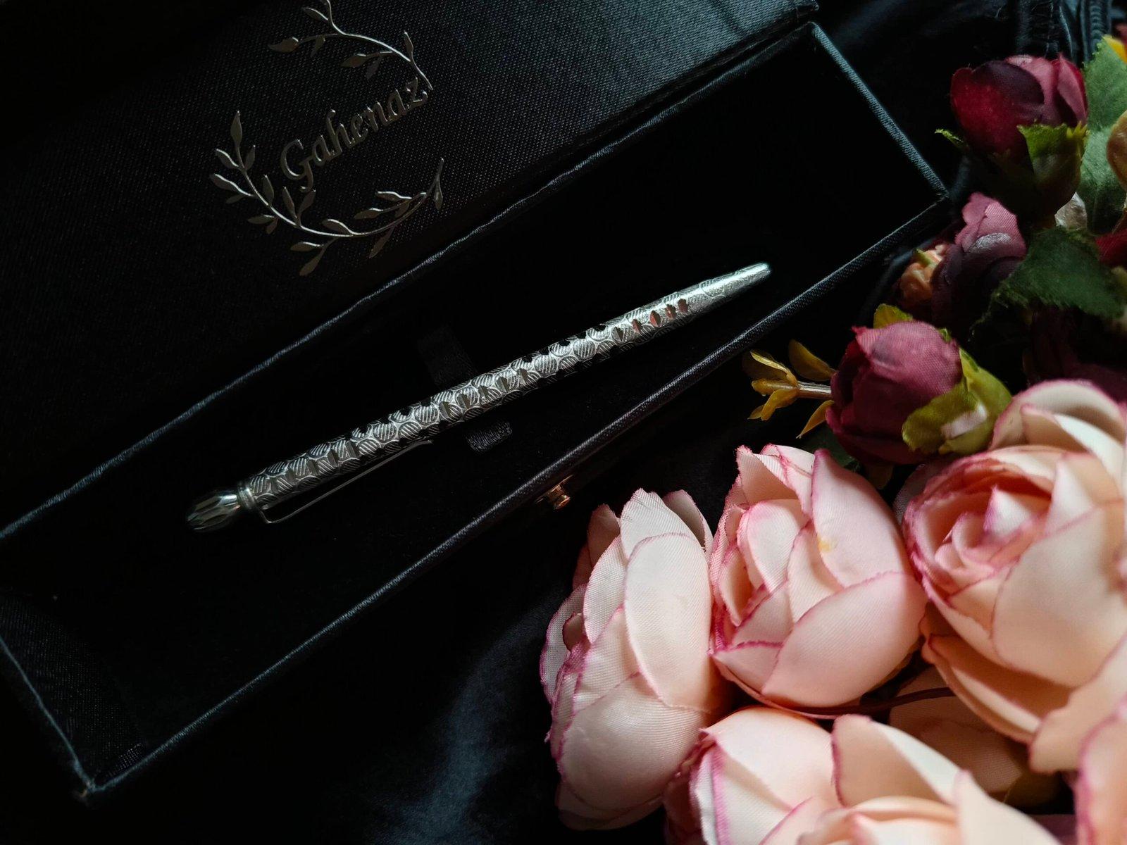 Unique Stylish Silver Pen view 2